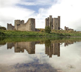 Trim Castle, County Meath with River Boyne