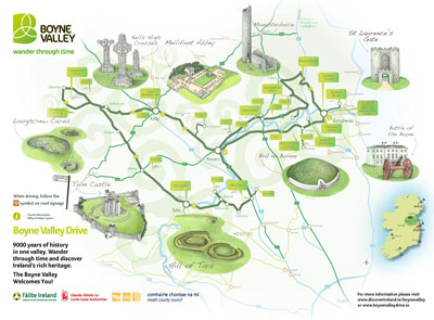 Heritage and Tourism - Map of the Boyne Valley