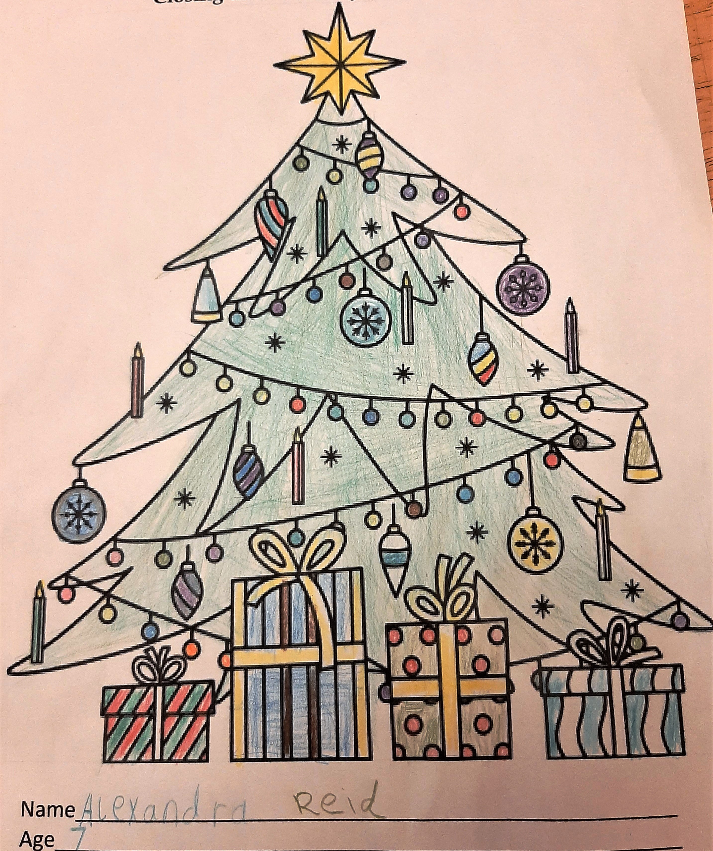 Christmas Colouring Competition Entry 7