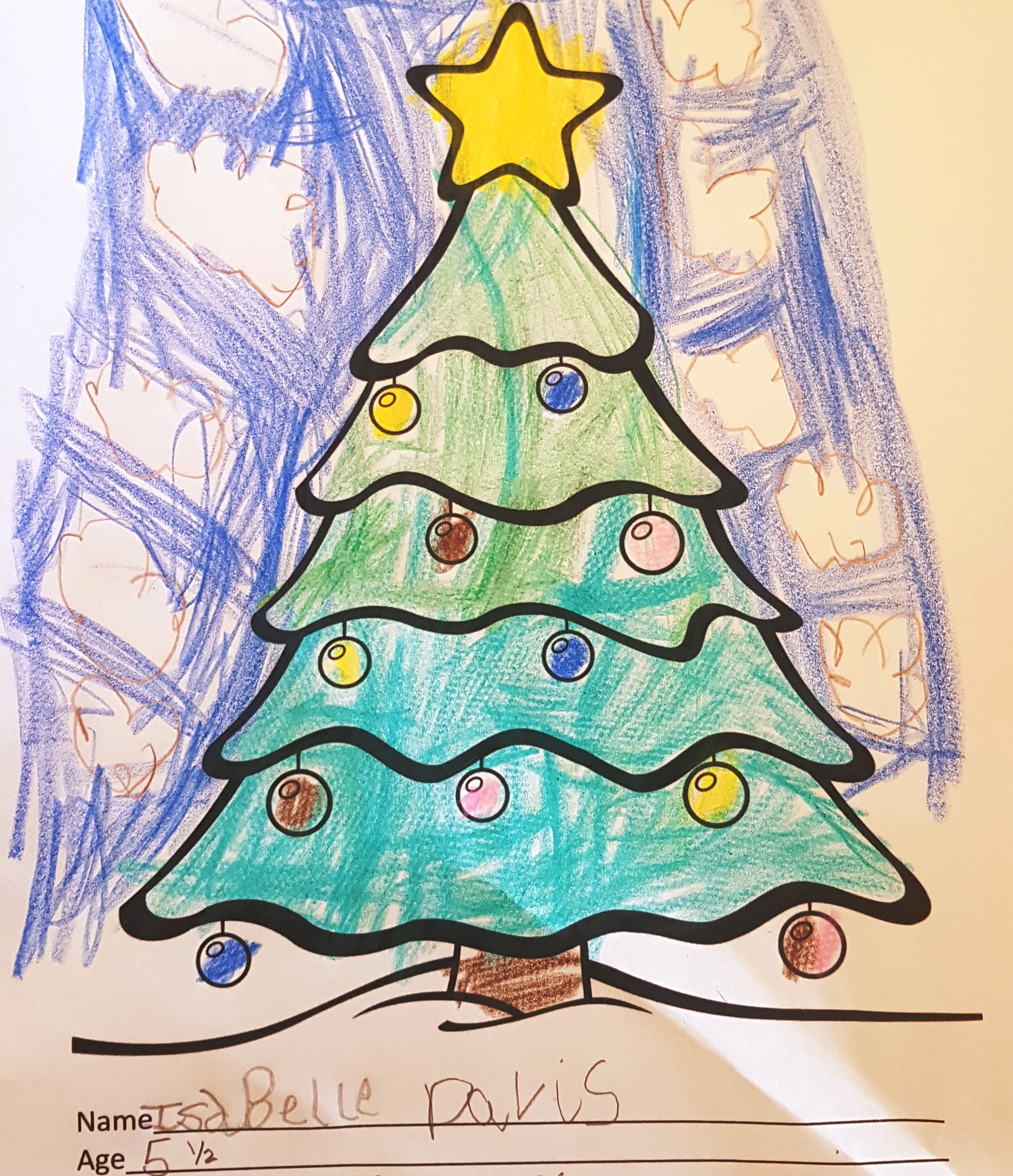 Christmas Colouring Competition Entry 6