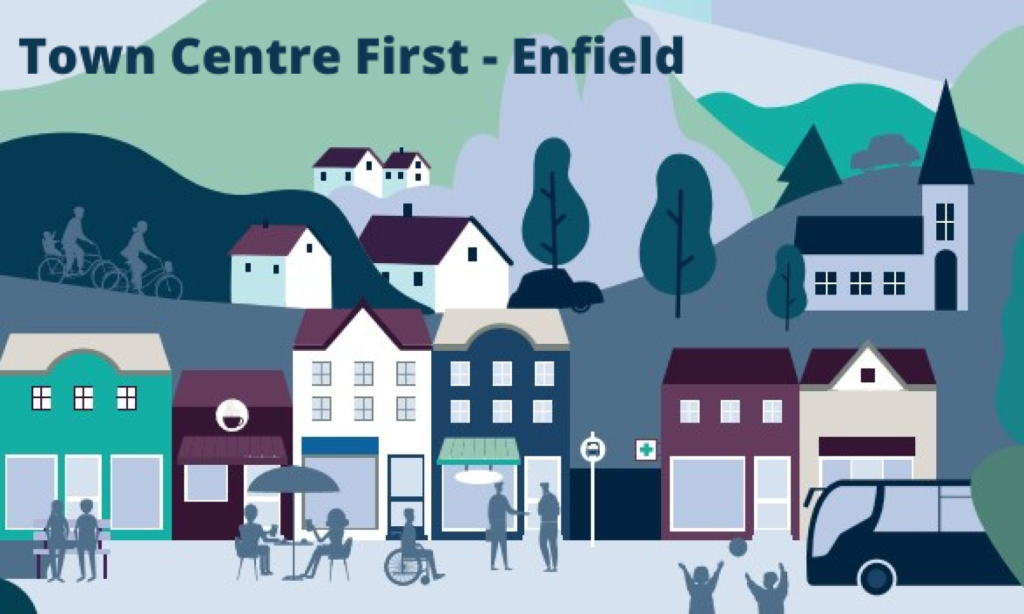 Enfield Town Centre First Graphic