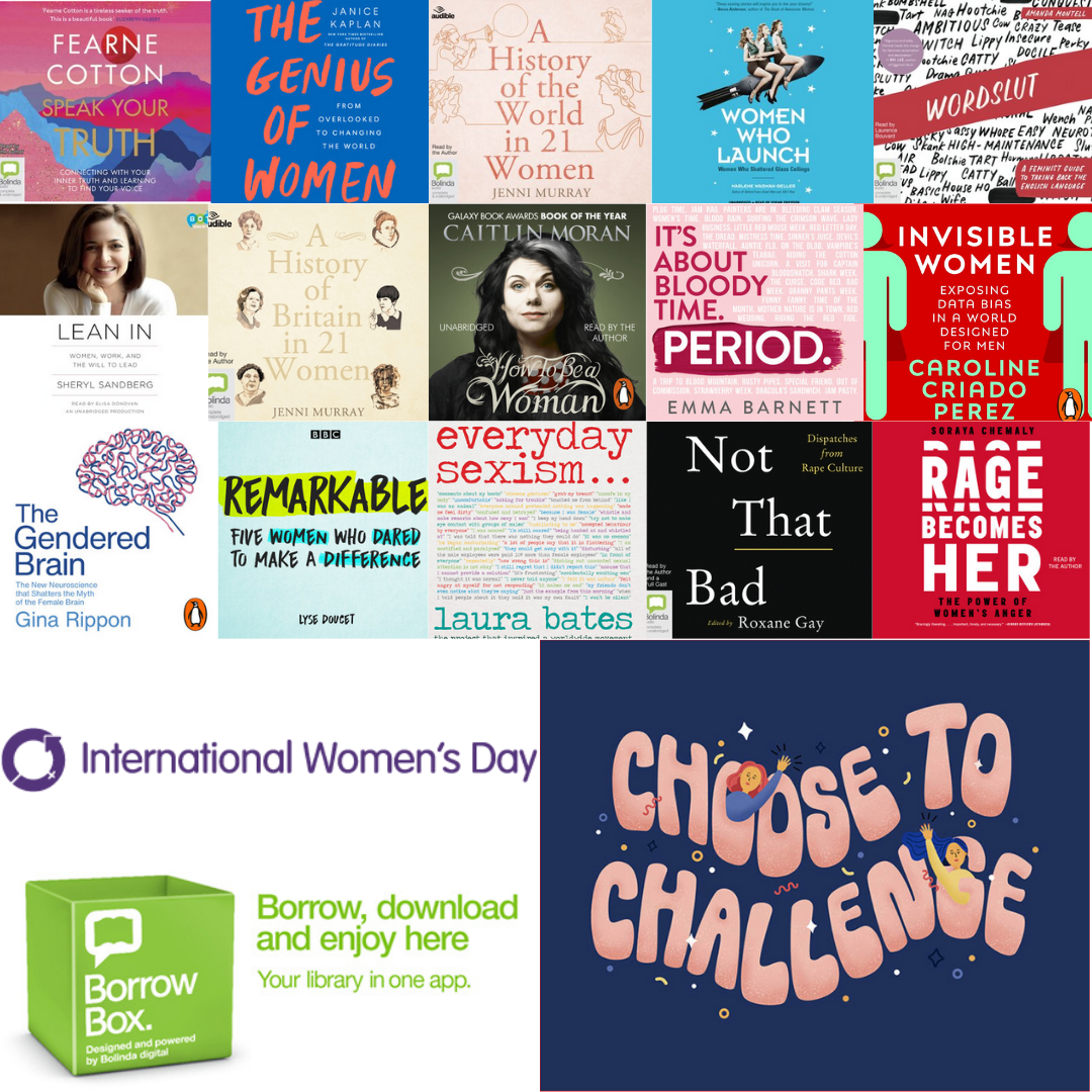 international women's day books on borrowbox