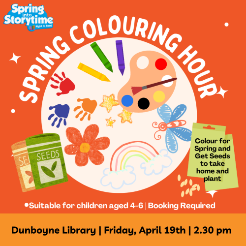 Spring Colouring Dunboyne Library