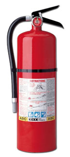 Example of a fire extinguisher