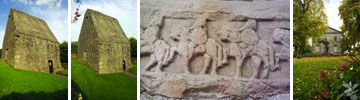 Images of Kells monastic site, carving and heritage centre