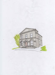 Drawing of Kells Courthouse