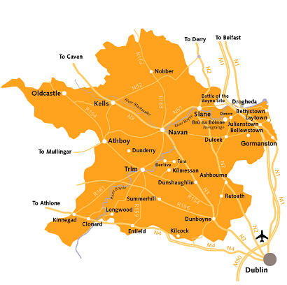 Overview Map of Meath