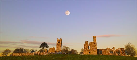 Hill of Slane in the evening