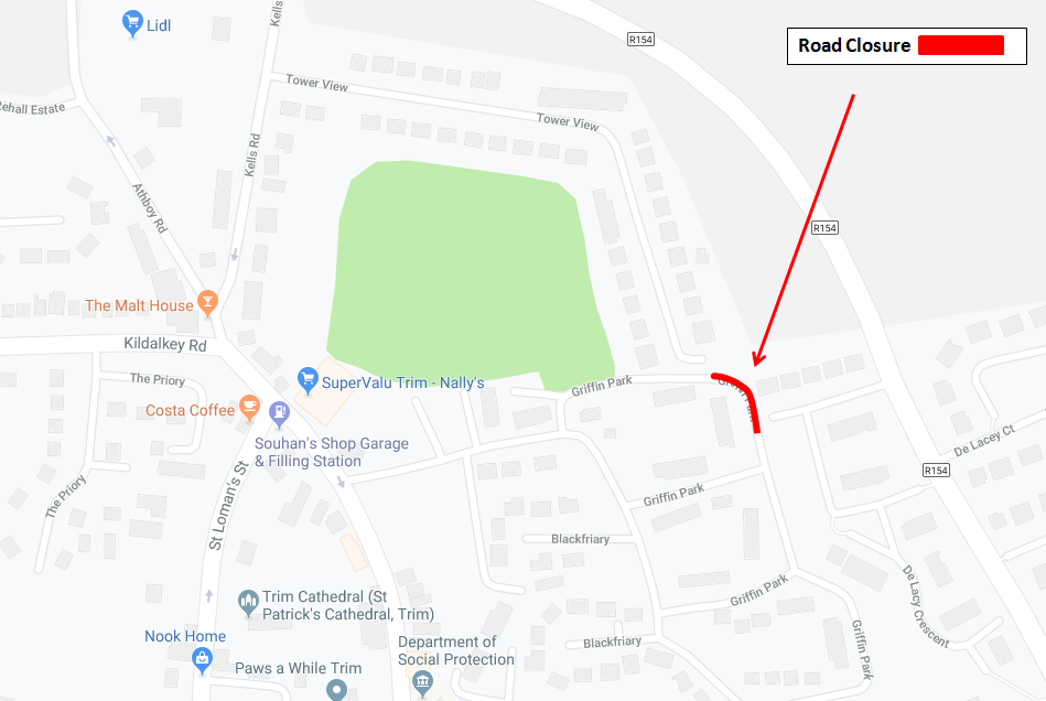 Proposed Griffin Park Road Closure July 2019