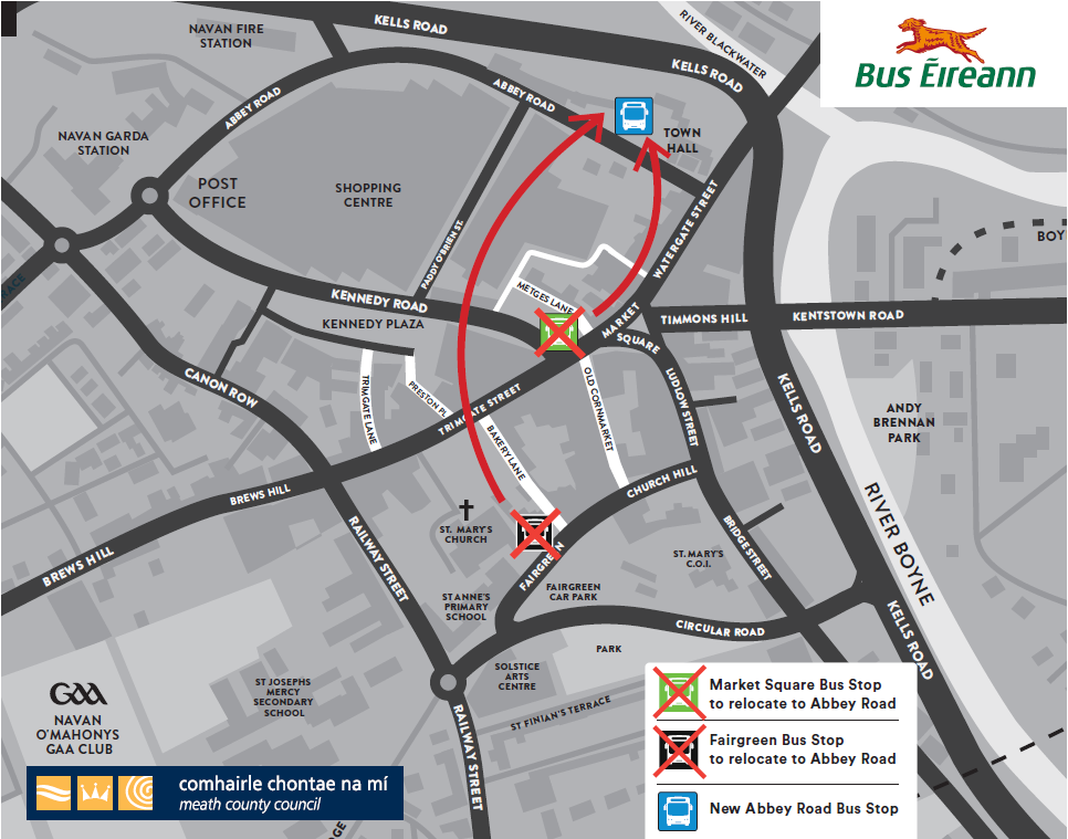 Bus Stop Relocation - Abbey Rd