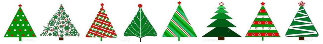 Christmas Trese Border
