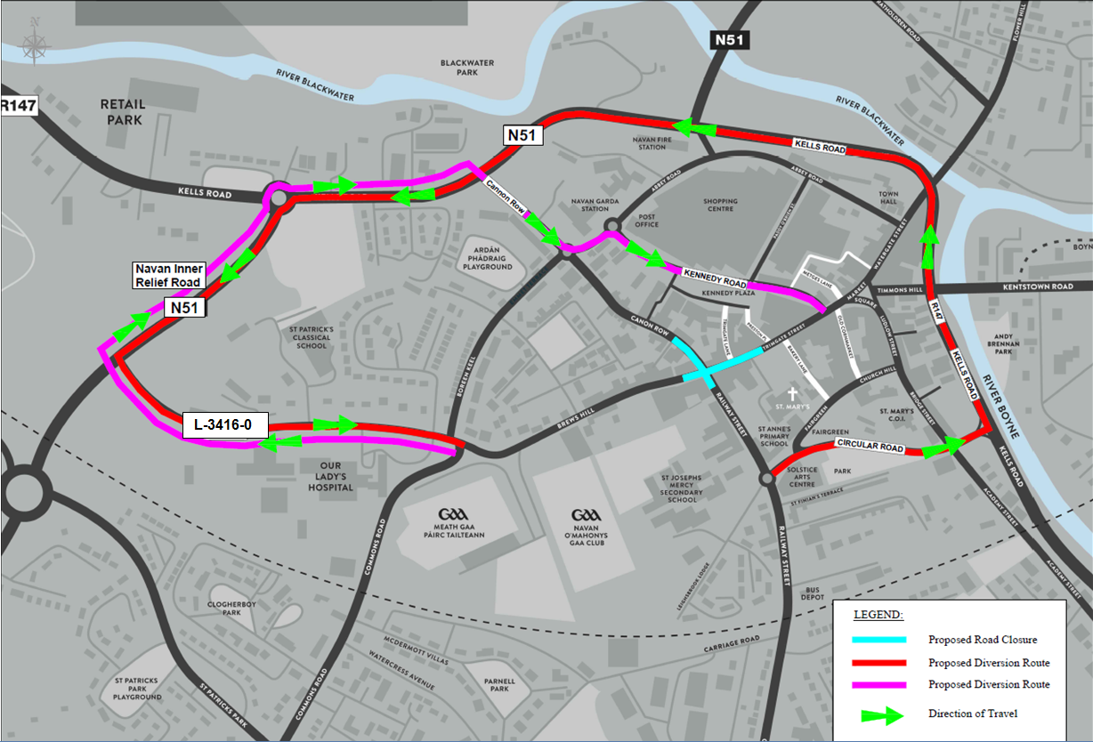 Junction Diversion Map