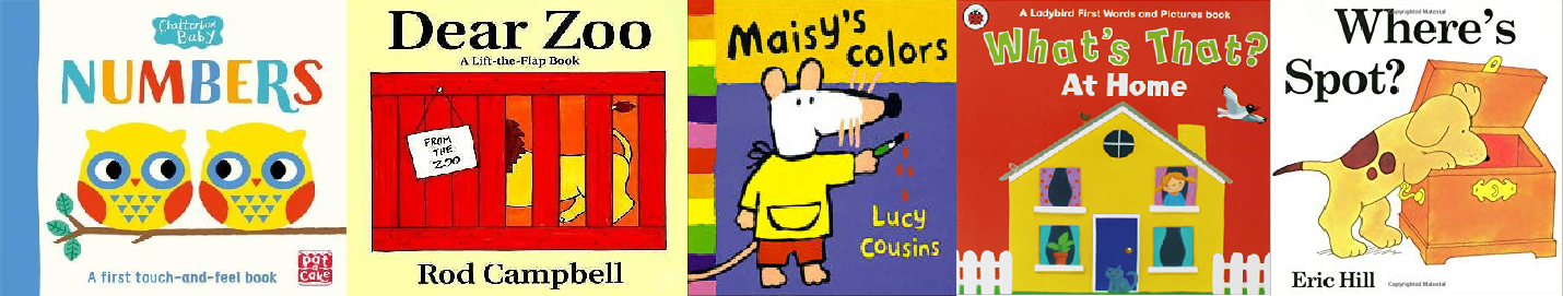 Covers of Popular Board Books