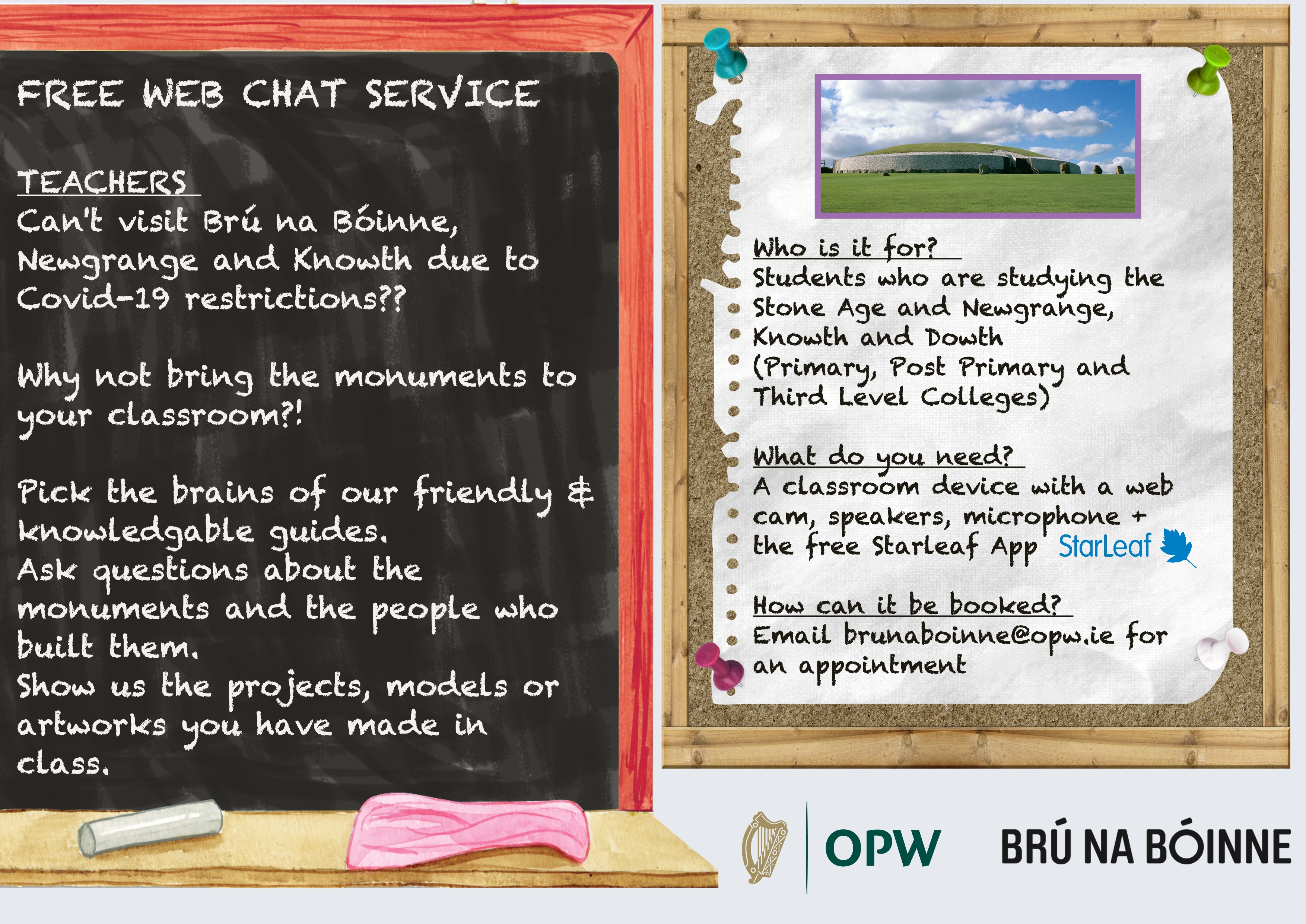 Brú na Bóinne - New Web Chat Service