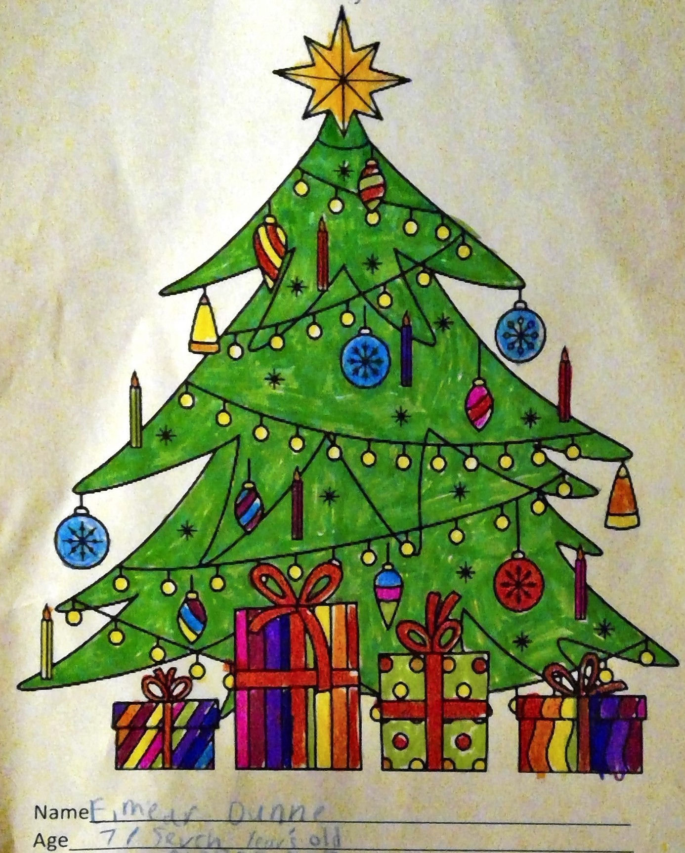 Christmas Colouring Competition Entry 2