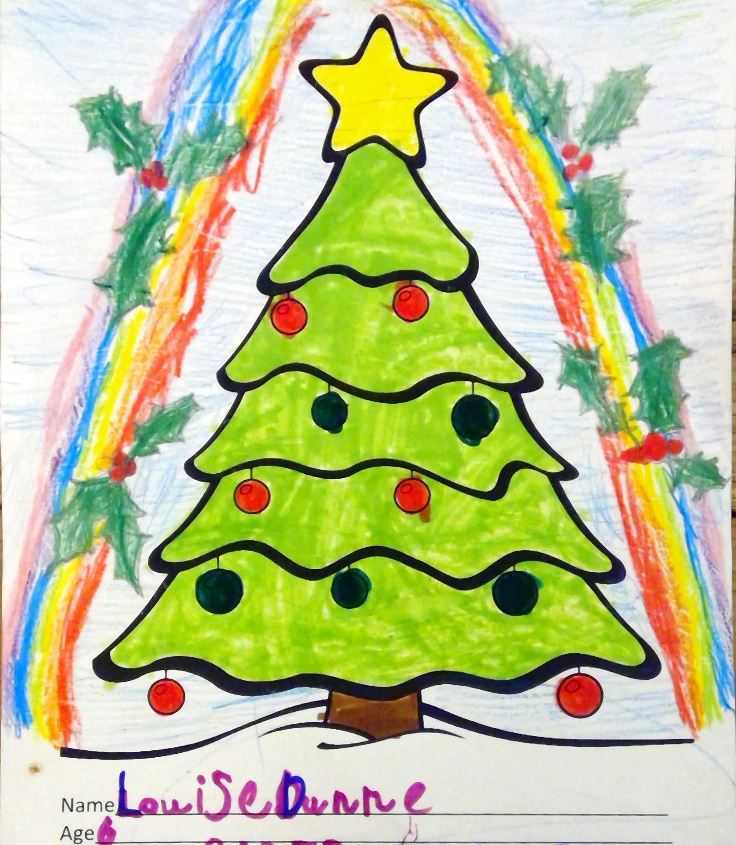 Christmas Colouring Competition Entry 3