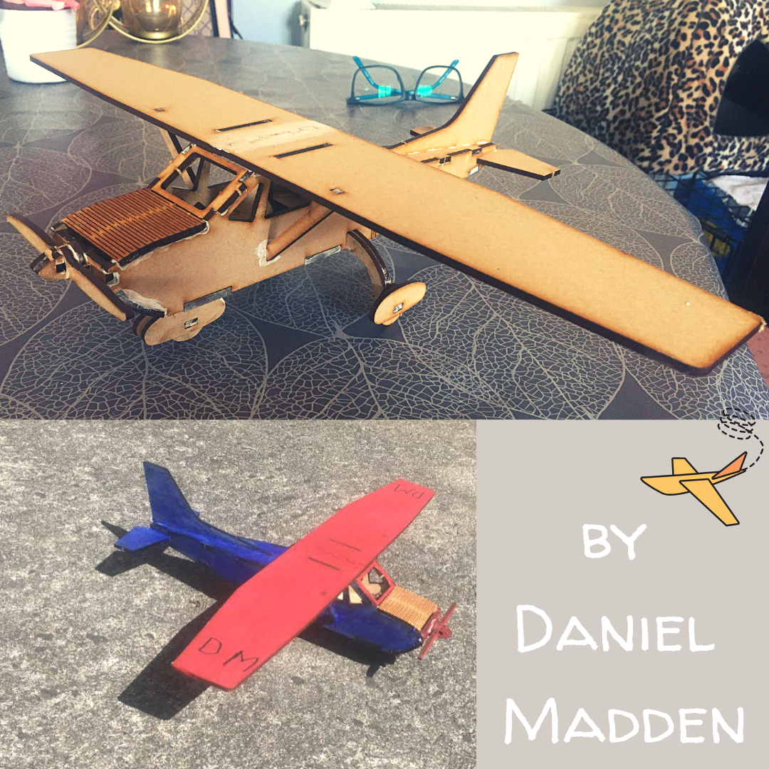 Finished Laser Cut Model Airplane 