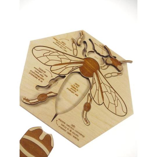 Worker Bee Wooden Puzzle