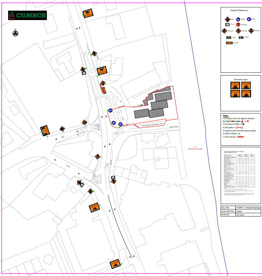 Map of Seaview Terrace Road Closure