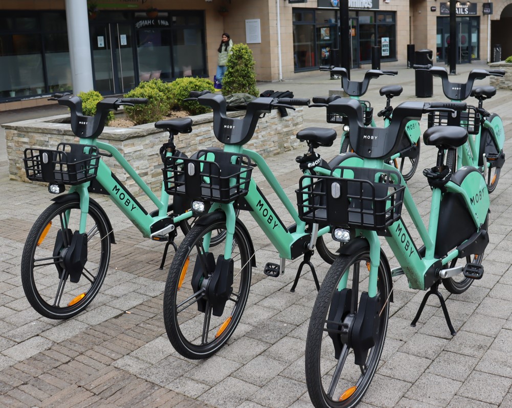 Bike Shared Scheme Bikes Parked