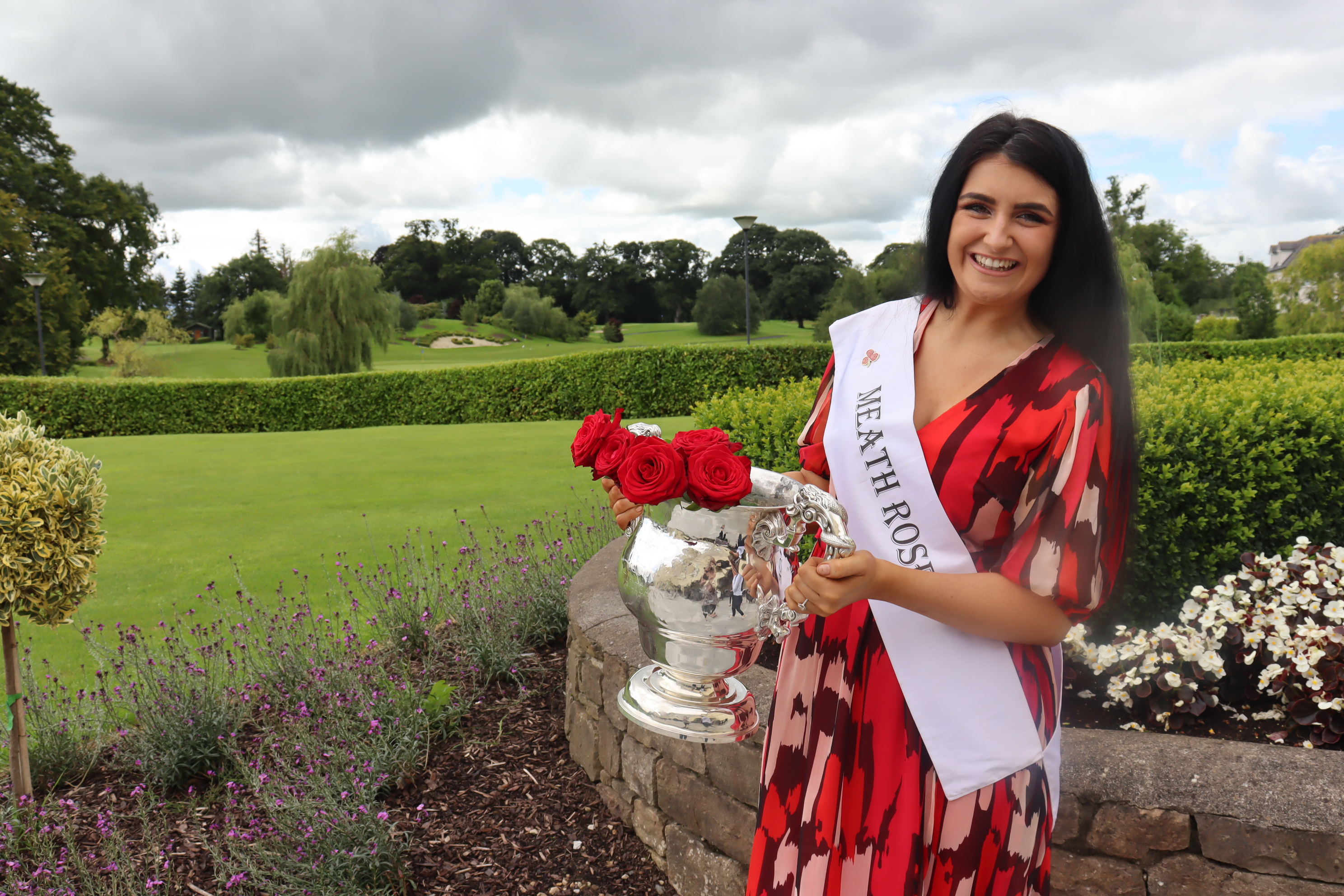 2023 Meath Rose Lane Galvin pictured with the Tailteann Cup 