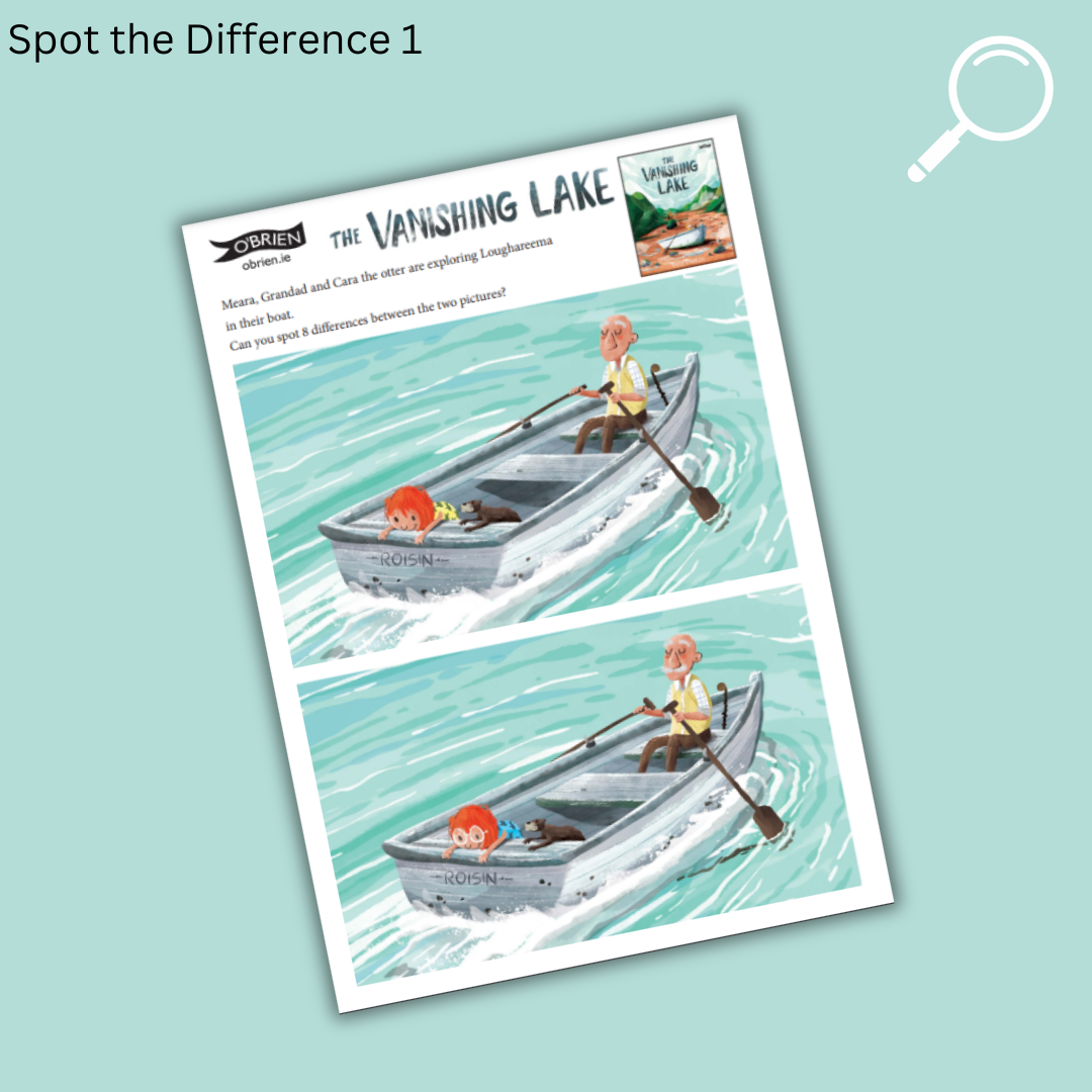 Vanishing Lake - Spot the Difference 1 Downloadable Activity Sheet