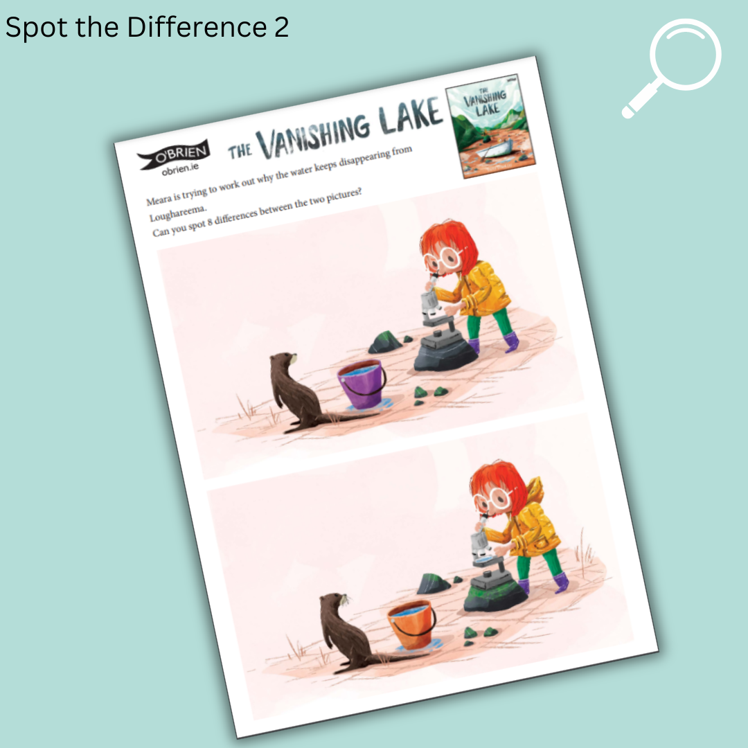 Vanishing Lake - Spot the Difference 2 Downloadable Activity Sheet