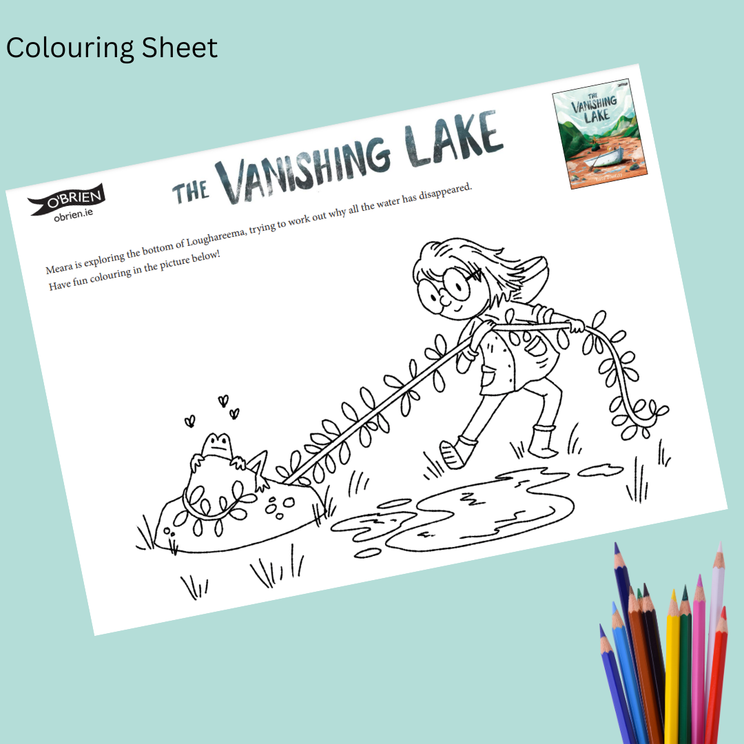 Vanishing Lake - Colouring Sheet Downloadable Activity Sheet