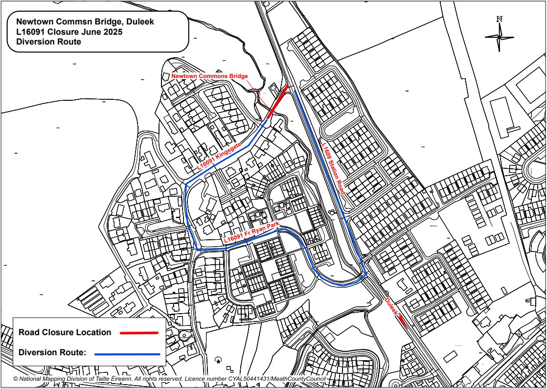 L16091 Newtown Commons Bridge Diversion Route