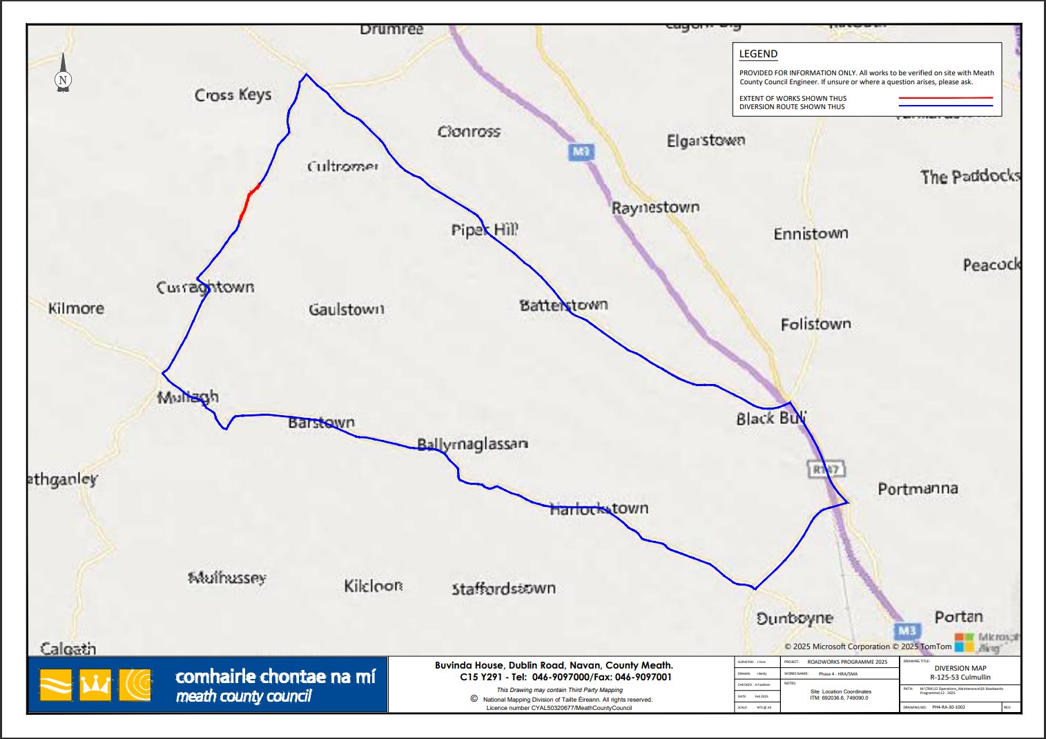Diversion Map
