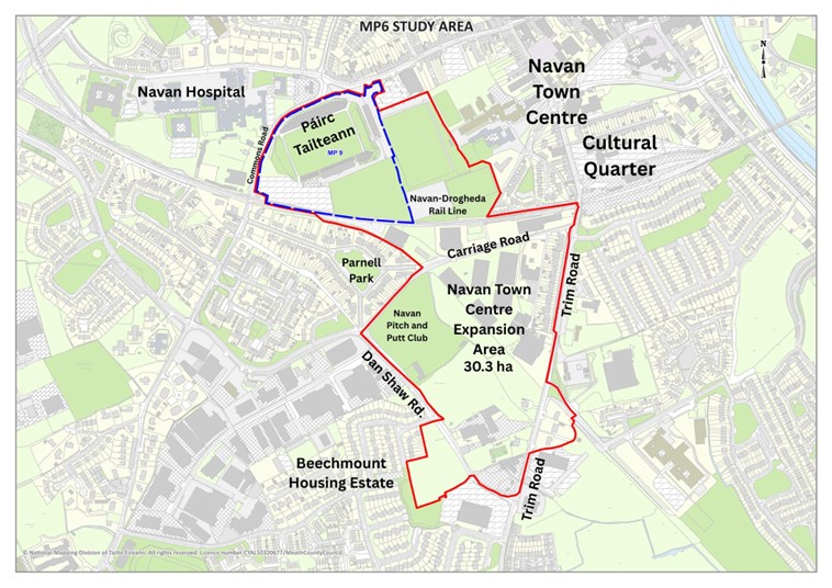 Navan town centre Expansion Map