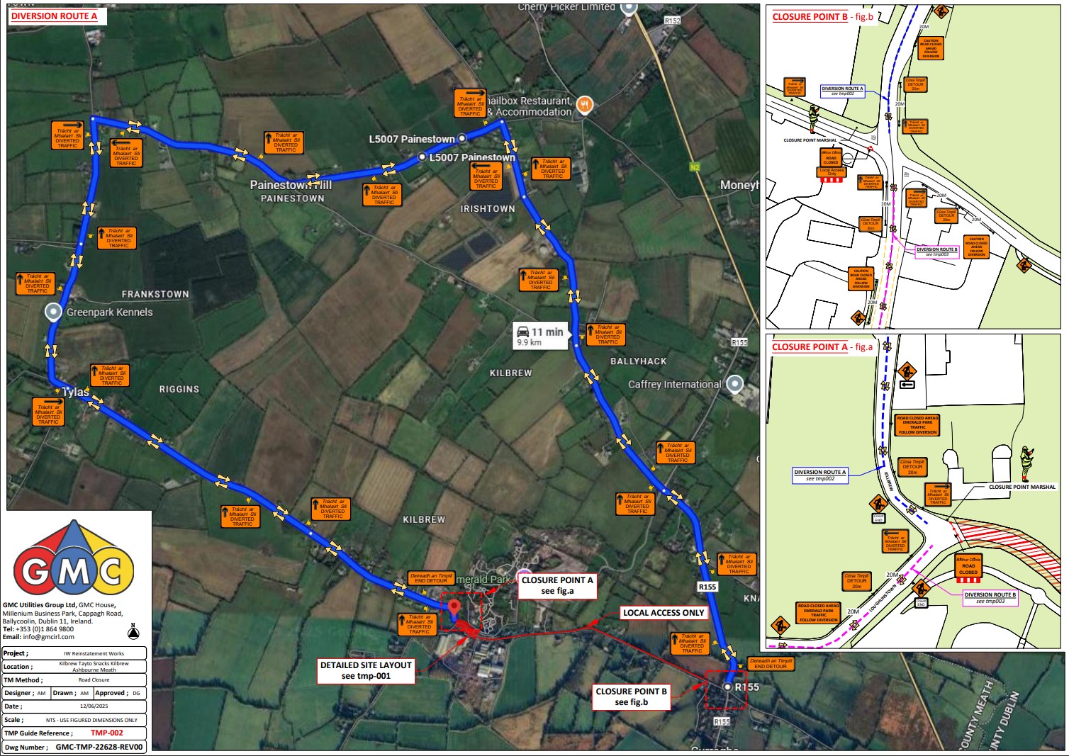Diversion Route A