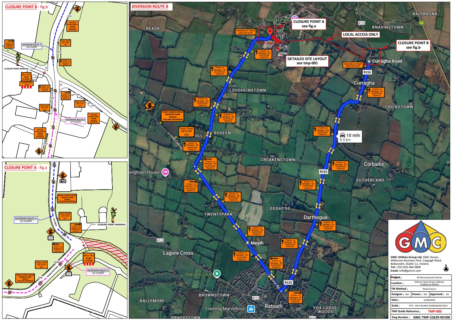 Diversion Route B
