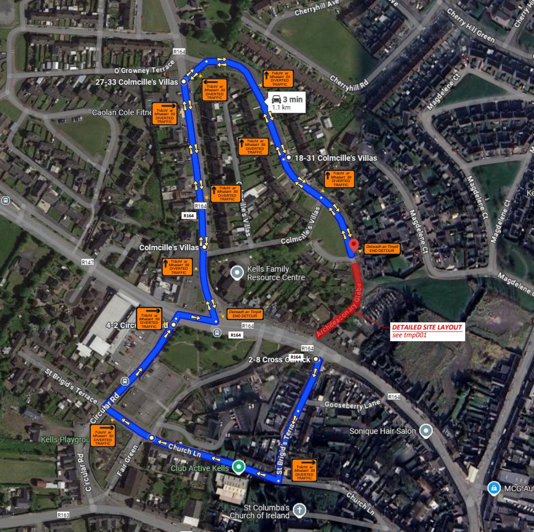 Diversion Route Map - L28142 Pitcher Lane