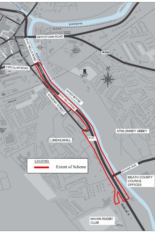 Martha's Bridge to Circular Road Map