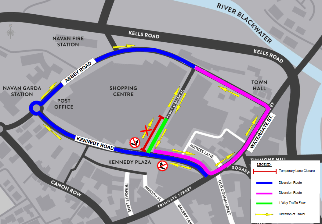 Paddy O'Brien Map