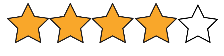 4 star rating