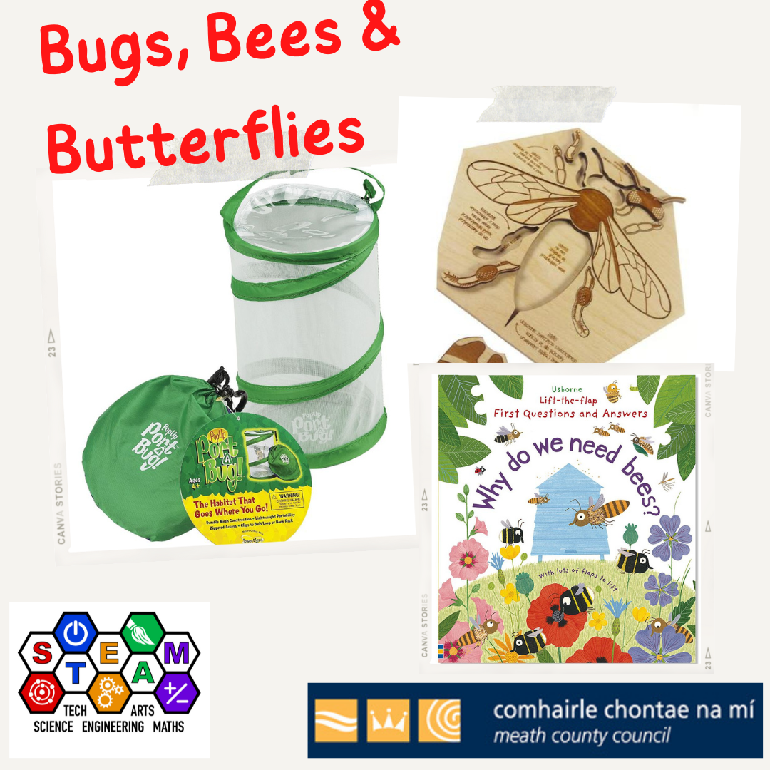 STEAM BAckpack Bugs Bees Butterflies