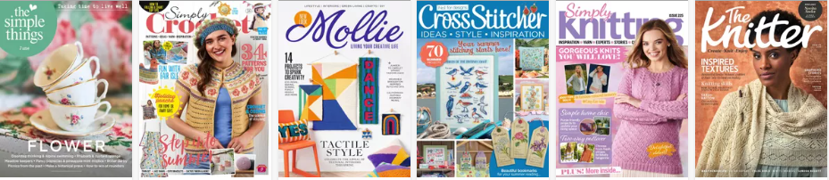 Craft Magazine Covers available on the Libby Digital Magazine App 