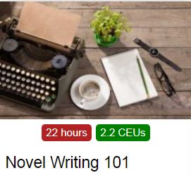 Typewriter, Notebook and Pens