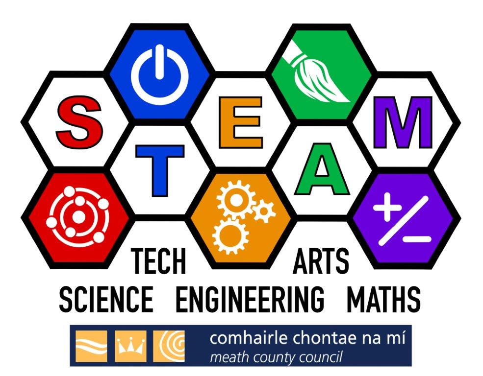 STEAM Team Logo Meath County Council Library Service