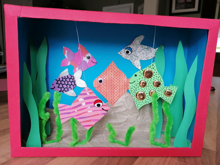 Cereal Box Aquarium