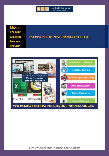 Meath Library eServices for Post Primary Schools 