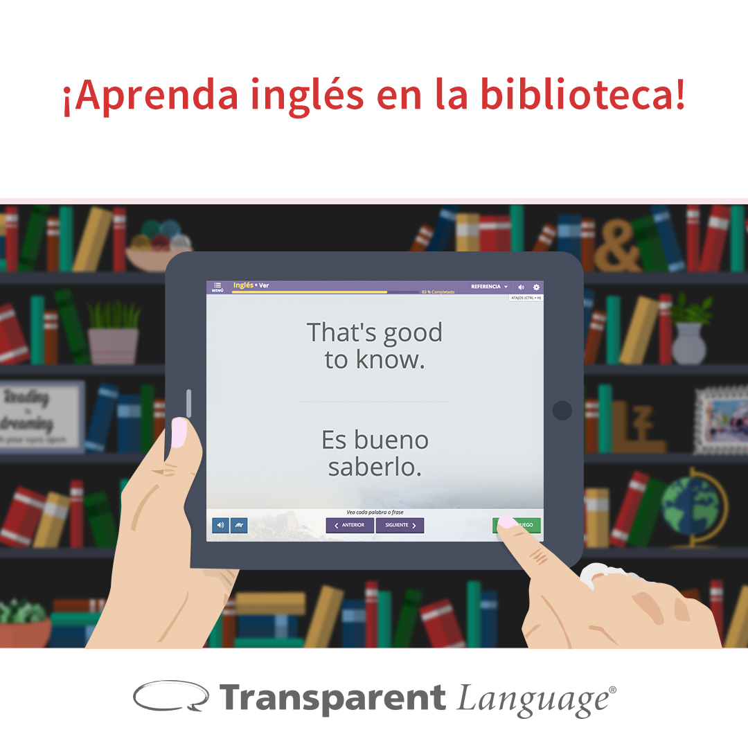 Aprenda ingles en la bibliotheca learn english at the library