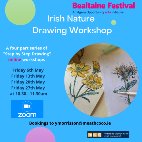 Bealtaine 2022 Irish Nature Drawing Workshop