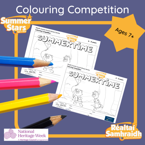 Summer Stars Colouring Competition July 2022