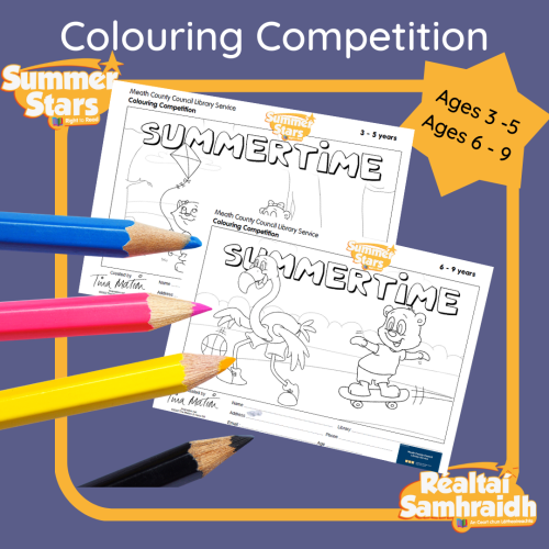 Summer Stars Colouring Competition 2022