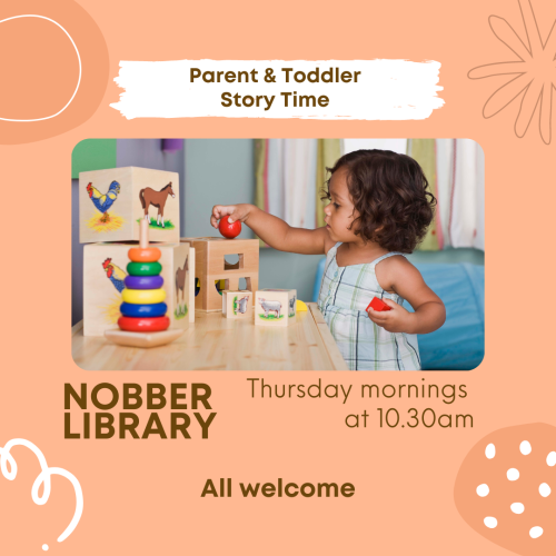 Story time at Nobber Library
