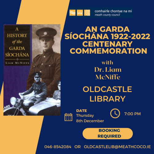 Garda Síochána Talk Oldcastle Library Image of An Garda Síochána by Liam McNiffe Book Cover