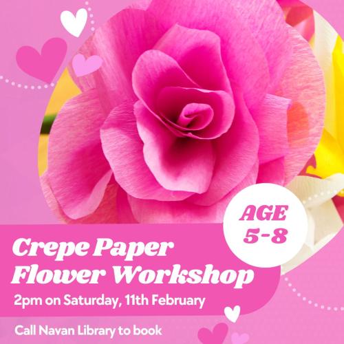 Crepe Paper Flower Workshop photo
